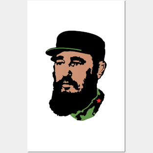 FIDEL CASTRO (Color) Posters and Art